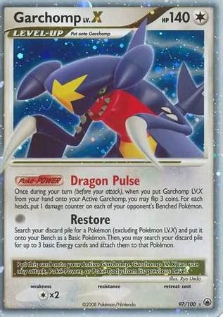 garchomp lv x 97/100|how much does garchomp cost.